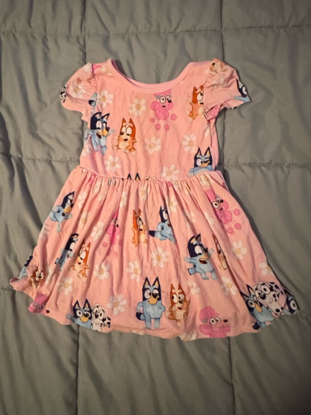 Little Sleepies Bluey Garden Games Skater Dress w/ Bodysuit 18-24m